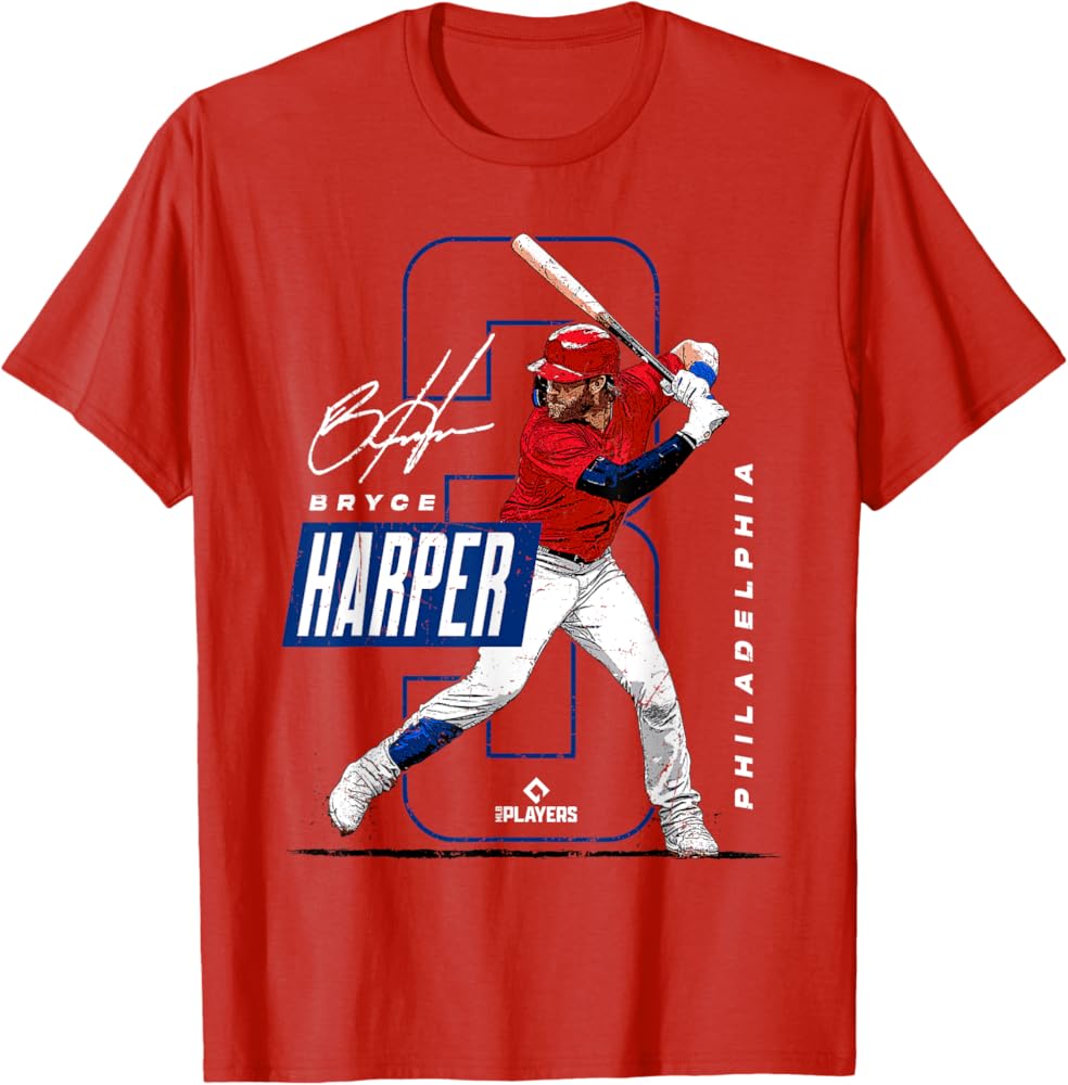 Shop Bryce Harper Clothing: T-Shirts, Hoodies & Jerseys for Fans