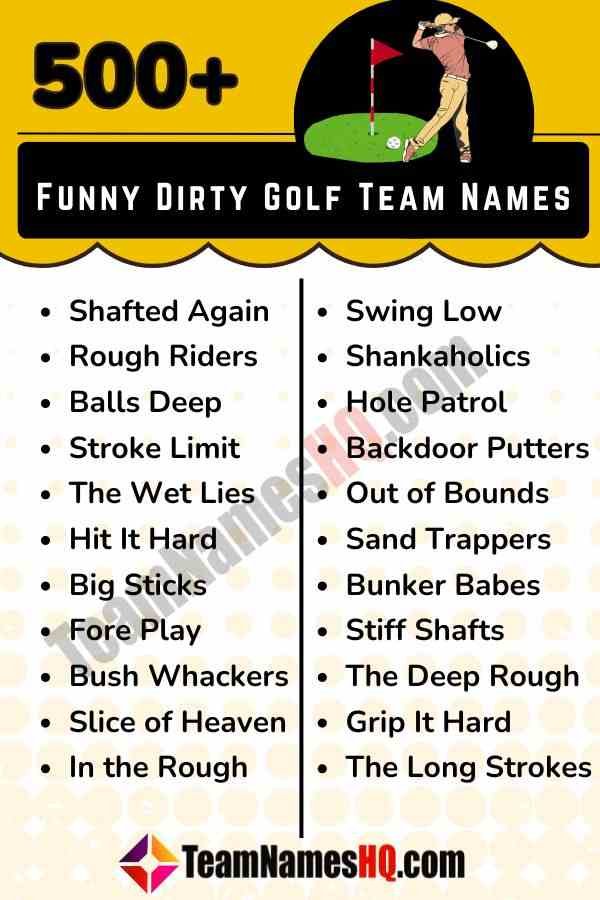 50 Hilarious Golfer Names to Make You Laugh Out Loud