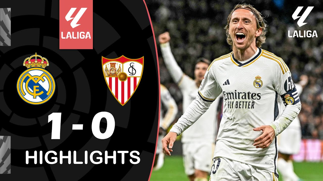 Real Madrid Defeats Sevilla 1-0: La Liga Full Match Review