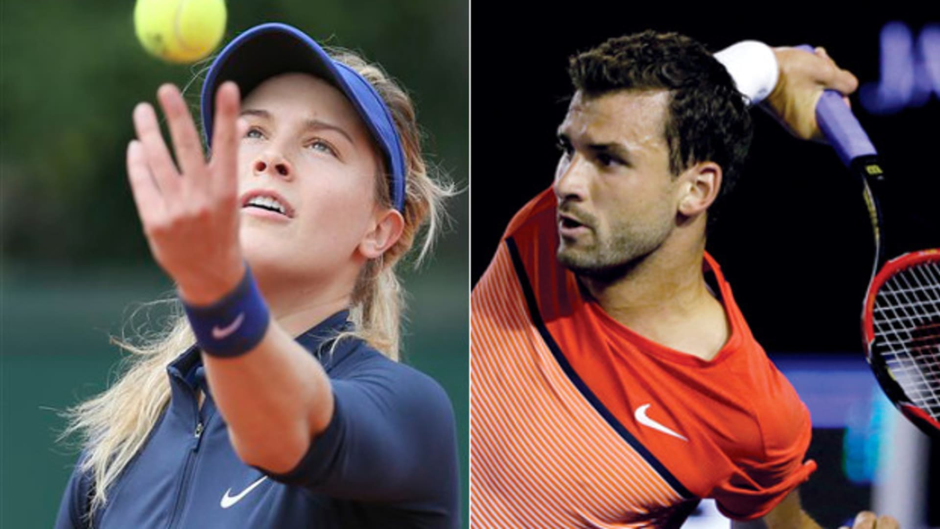 The Lives of Grigor Dimitrov and Eugenie Bouchard: From Court Success to Personal Stories