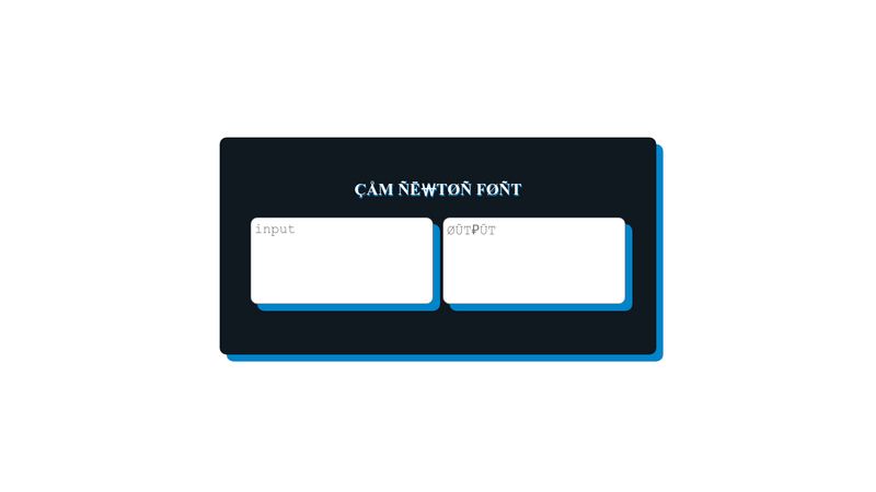 Transform Your Text with Cam Newton Style: Easy Font Generator