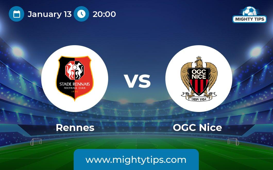 Rennes vs Nice Prediction: Match Preview & Expert Betting Tips for 13/01/2024