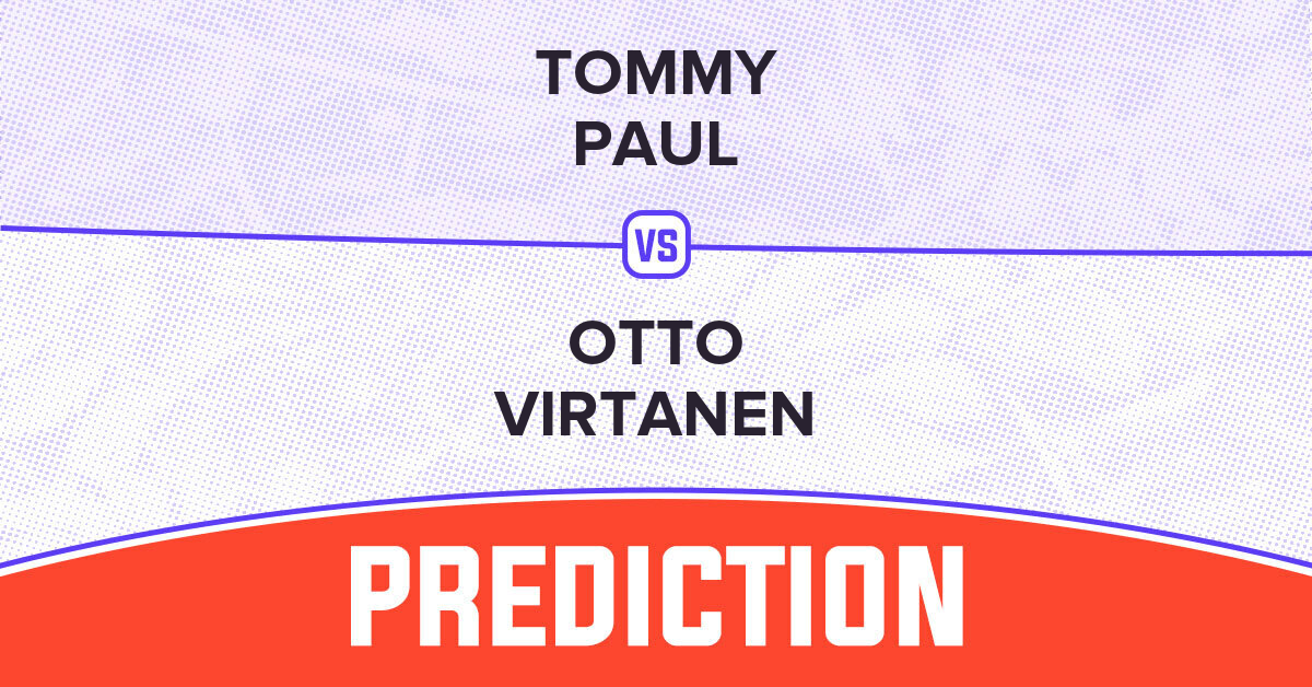 Tommy Paul vs Otto Virtanen Prediction and Betting Tips for 2024 Match