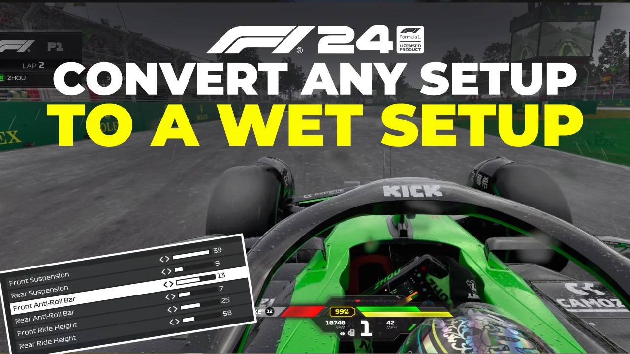 F1 24 COTA Car Setup Guide: Optimize for Wet and Dry Races