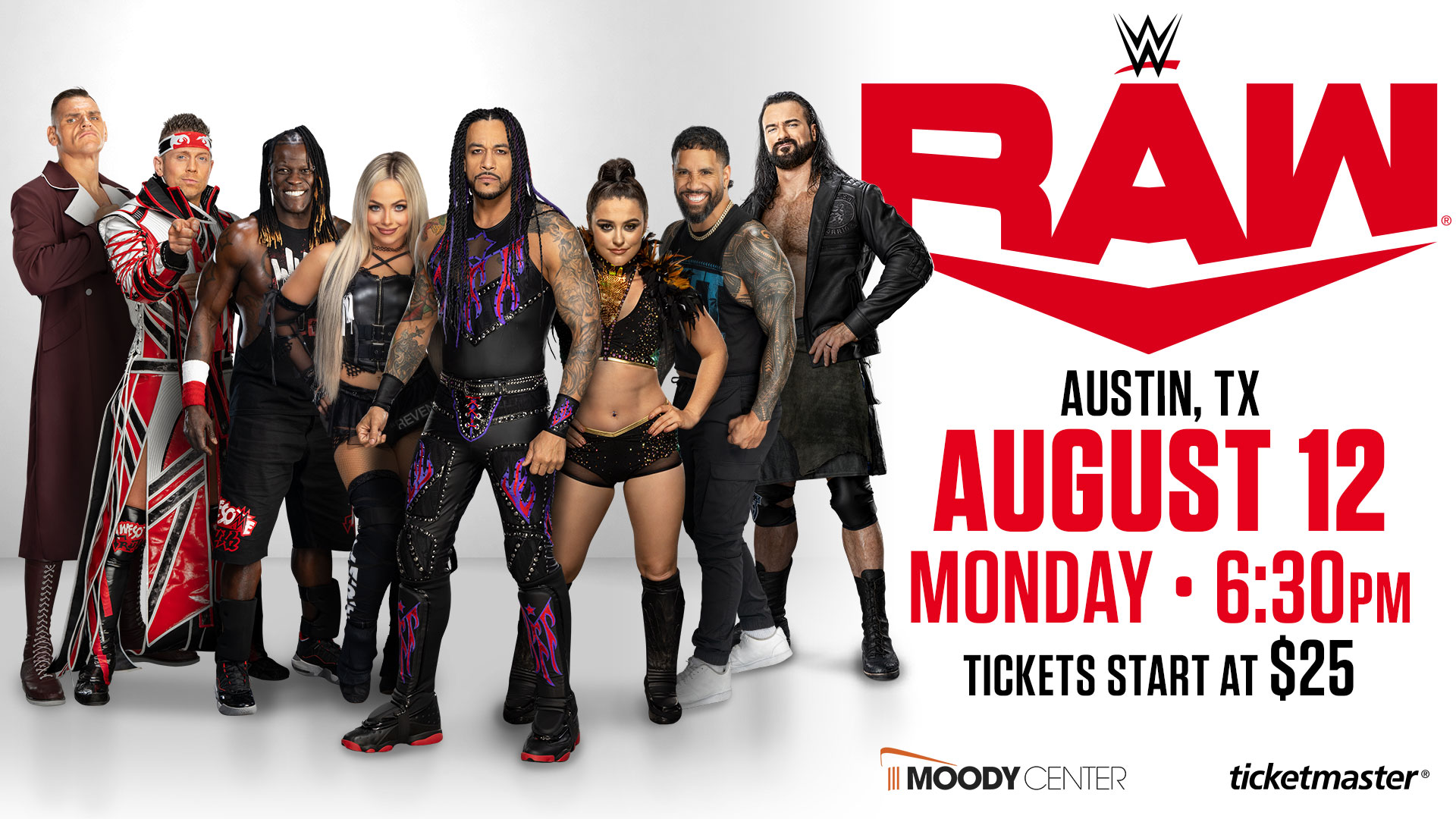 WWE Austin TX Events: Get Ready for WWE SmackDown & RAW at Moody Center