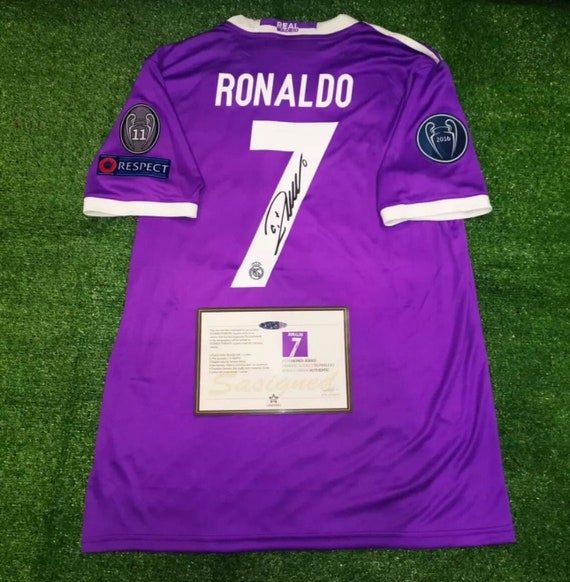 Limited Edition Cristiano Ronaldo Signed Jersey for Sale | Own a Piece of Football History