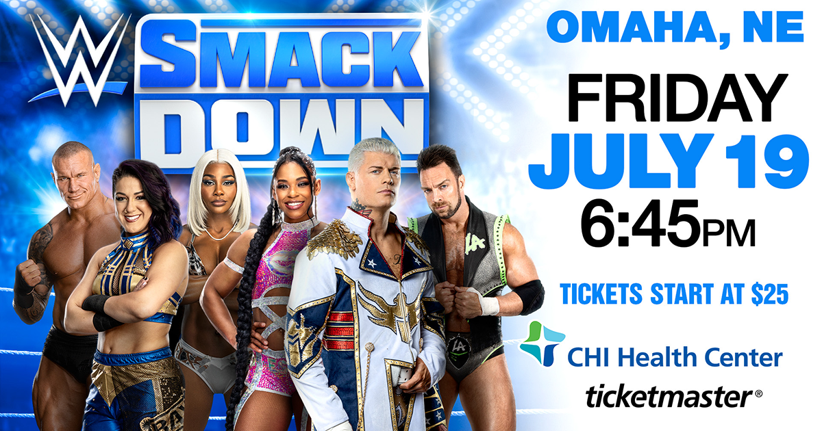 Don't Miss WWE in Omaha 2024: SmackDown Live at CHI Health Center