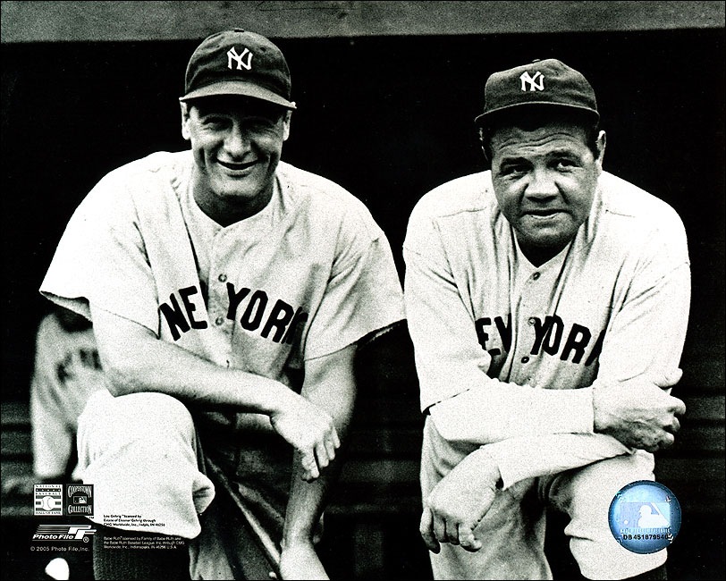 See the Babe Ruth and Lou Gehrig Photo Making Waves Online