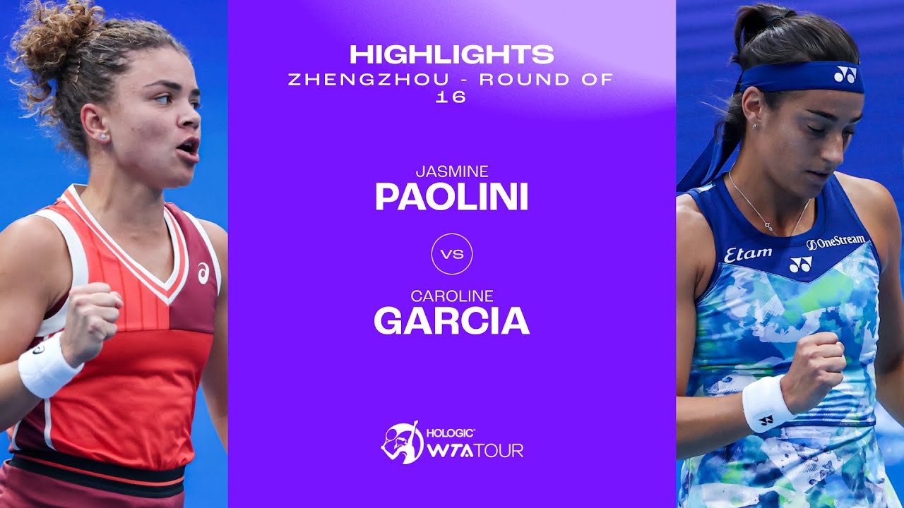 Caroline Garcia vs Paolini: Highlights and Key Moments