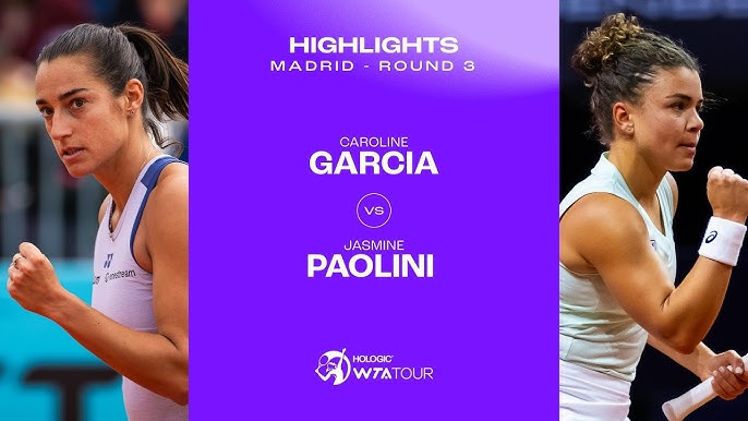 Caroline Garcia vs Paolini: Highlights and Key Moments