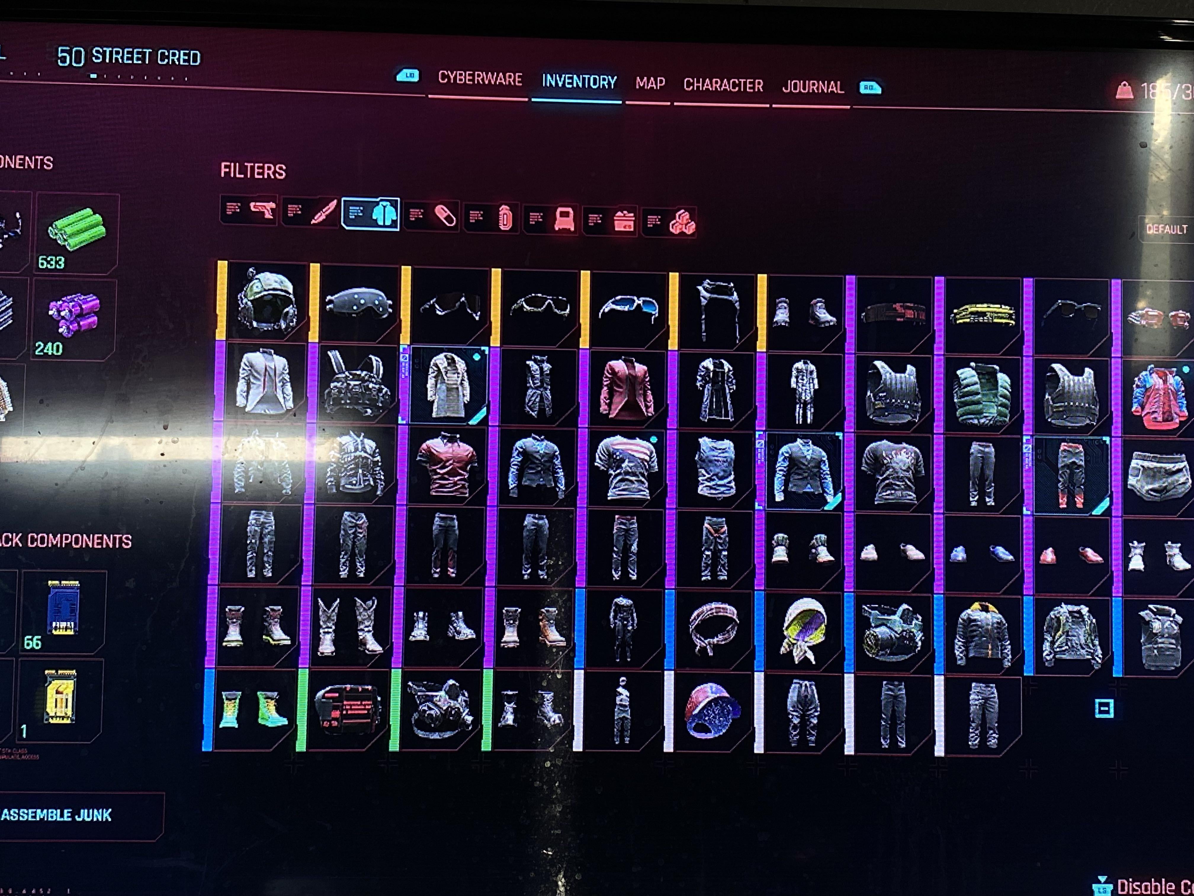 Finding Legendary Items What Color to Look for in Cyberpunk