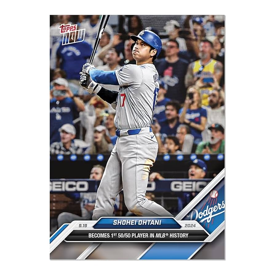 New Topps Ohtani Card Set: Celebrate His Historic 50/50 Season