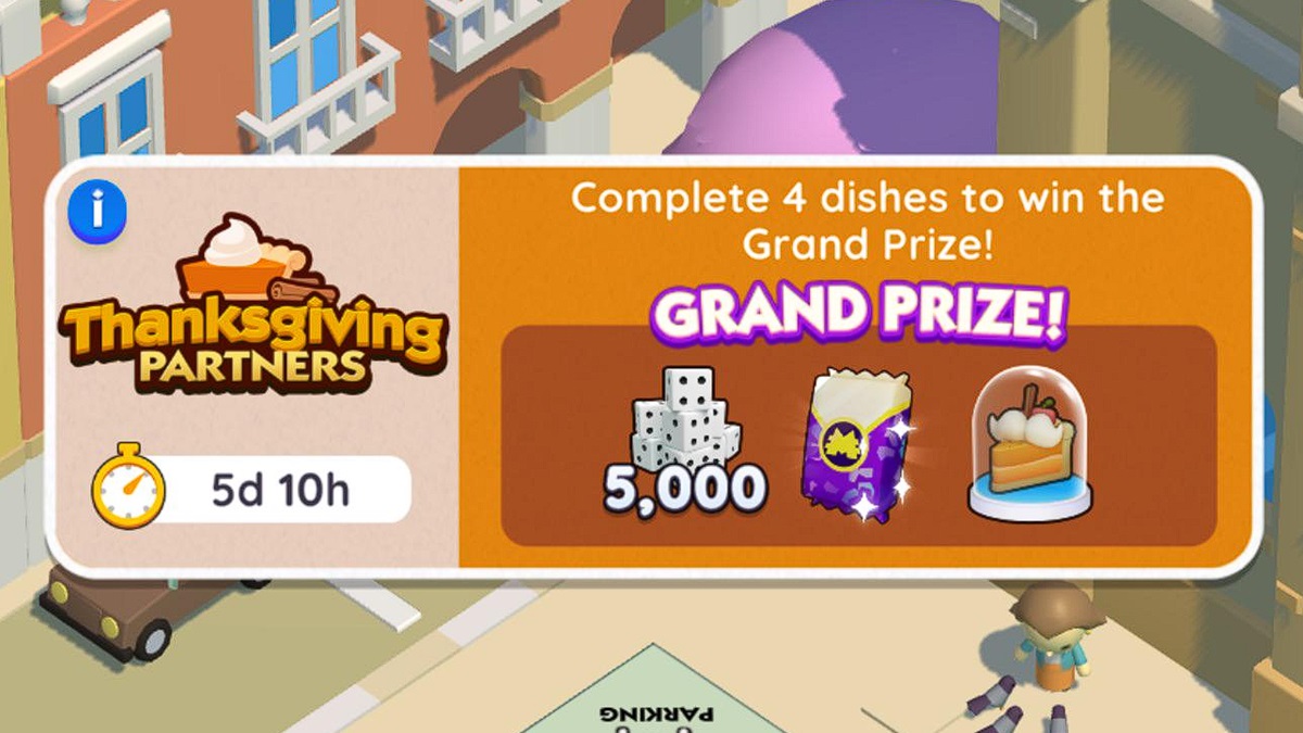 Join the Monopoly Go Thanksgiving Partner Event: Find Your Partner and Earn Free Rewards