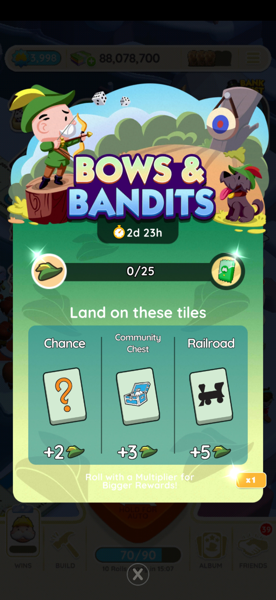 Bows and Bandits Milestones:  The ultimate players' secrets revealed!