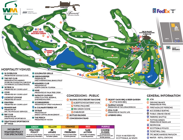 Navigate the Tournament: Your Waste Management Phoenix Open Map