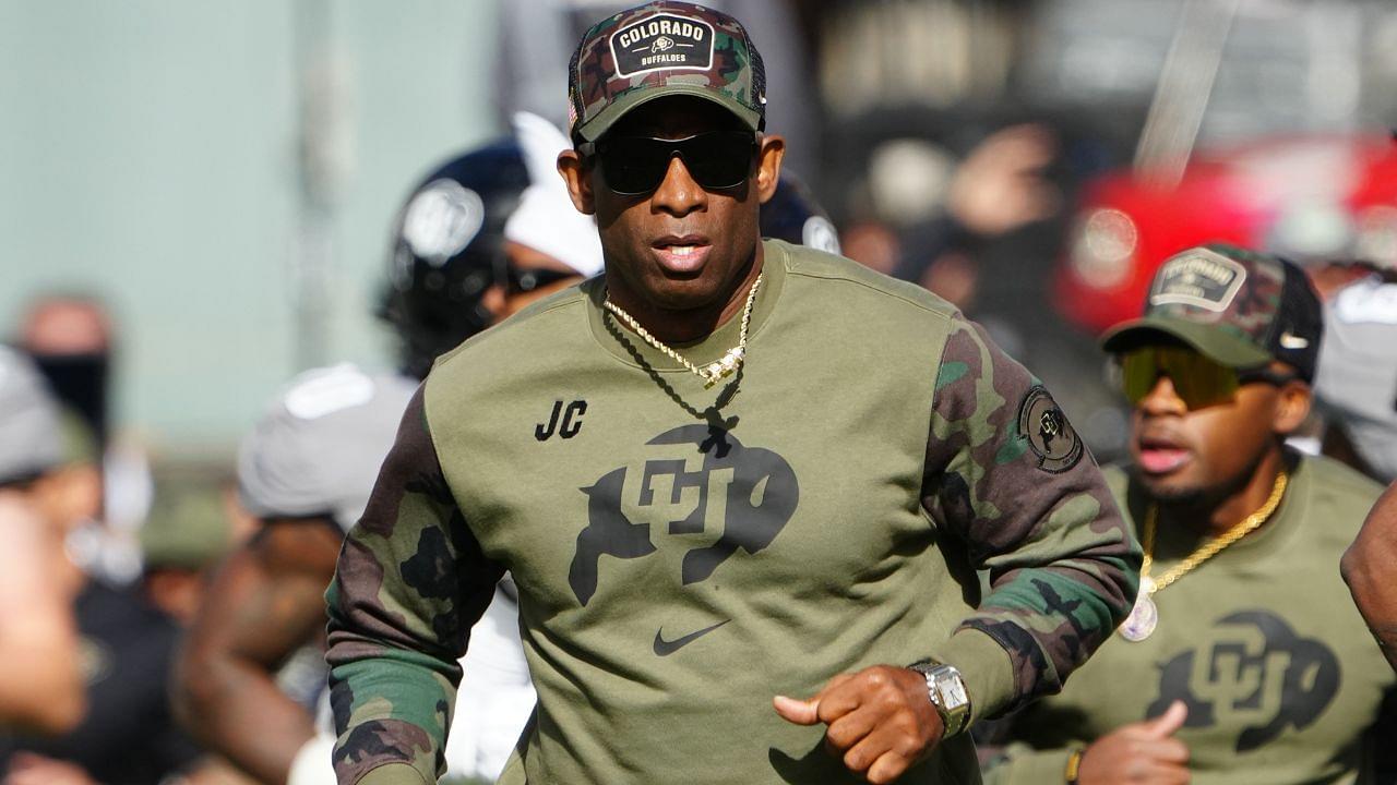 Deion Sanders JC Wears Cool Sweatshirt, Fans Go Wild!