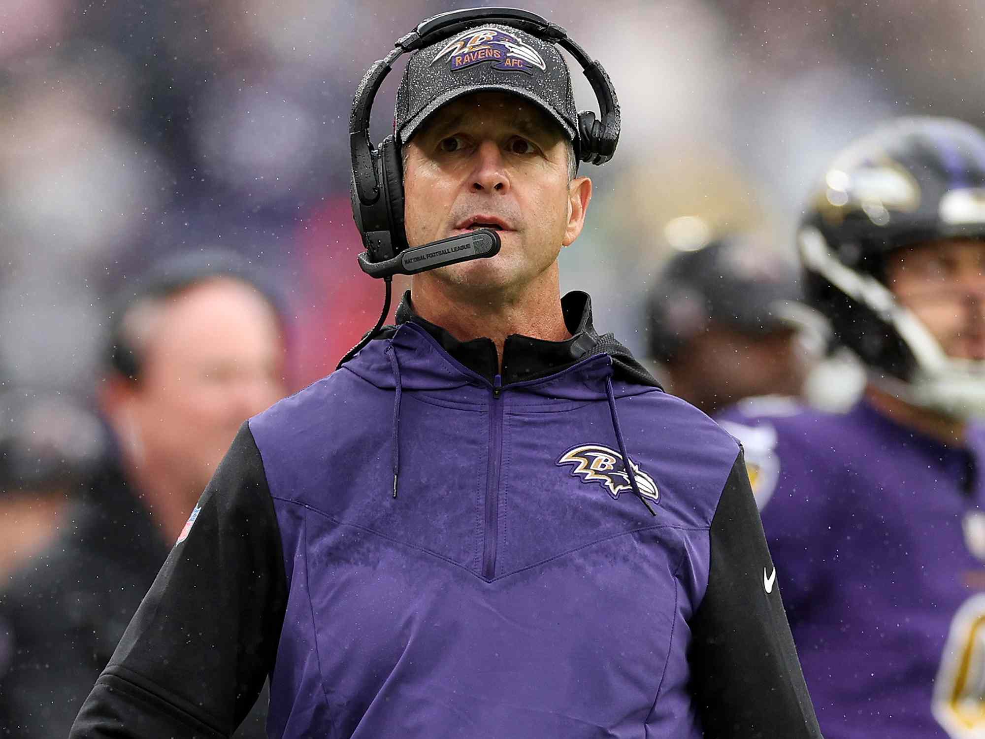 Who is the Head Coach of the Ravens NFL Team?