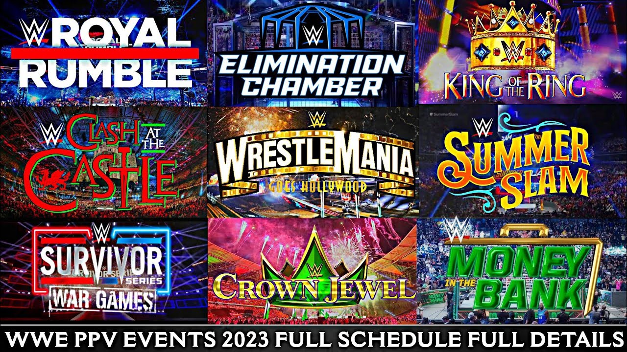 Catch All the Action: WWE Pay Per View 2023 Details Here