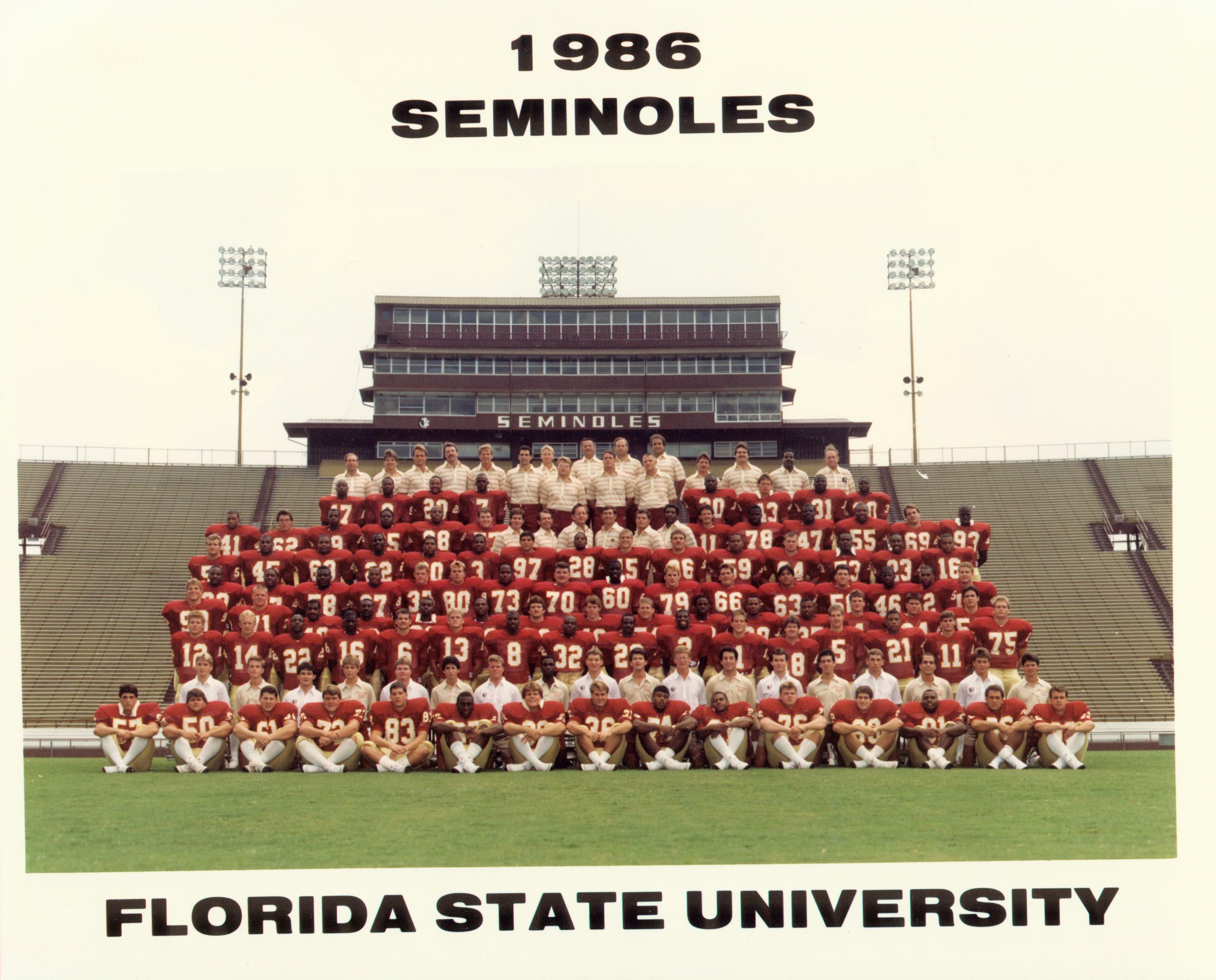 1986 FSU Football Roster: Full List of Players (Who Played for Florida State That Year)