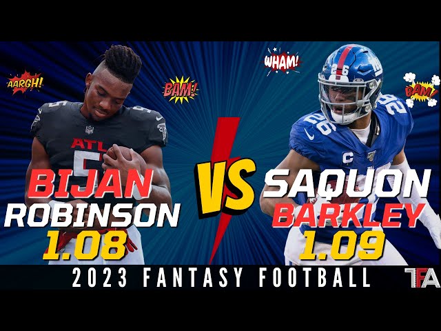 Fantasy dilemma: saquon barkley or bijan robinson, who gets the nod in your lineup?