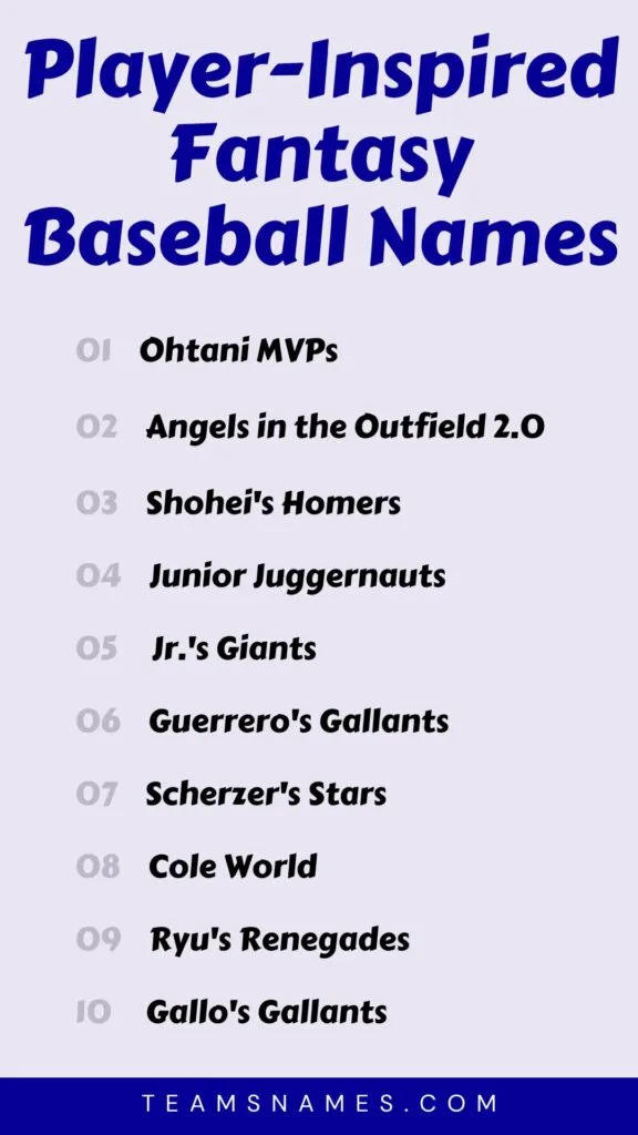 Cool and Funny Fantasy Baseball Names 2024, Try These Now!