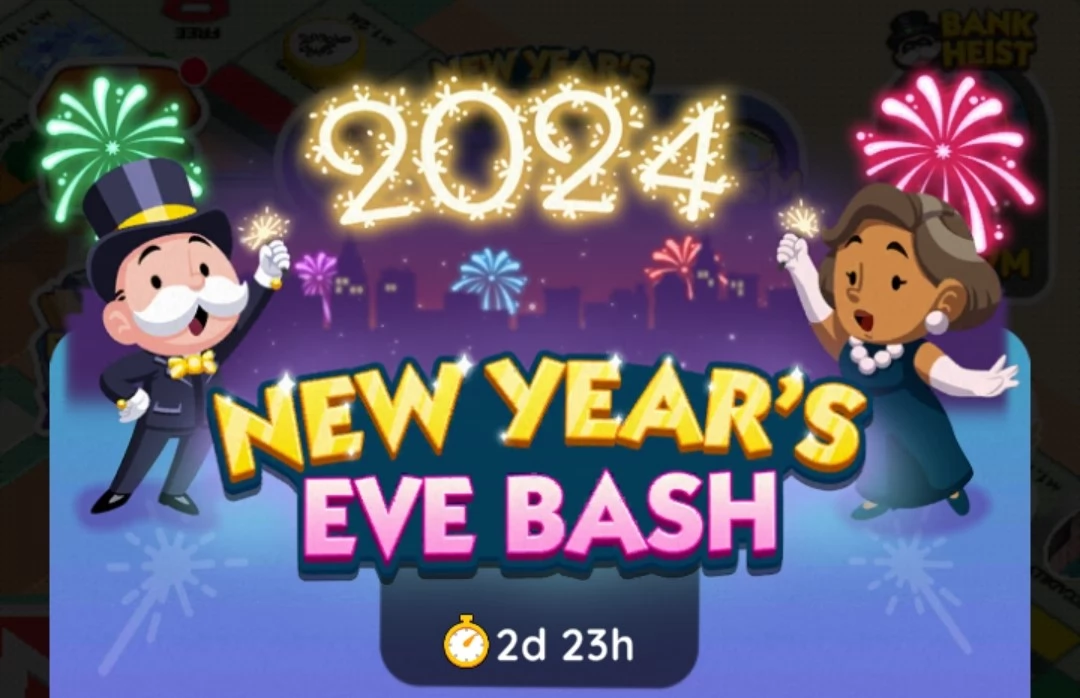 Claim Your Monopoly GO New Years Eve Bash Rewards,A Full List Here