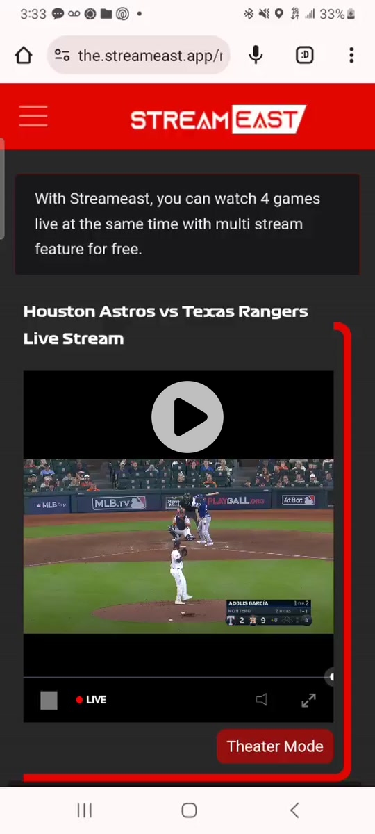 Catch Texas Rangers Games Live on StreamEast, Dont Miss Out!