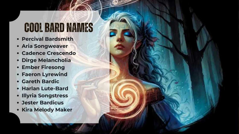 Need Cool Bard Names? Check Out These Amazing Ideas