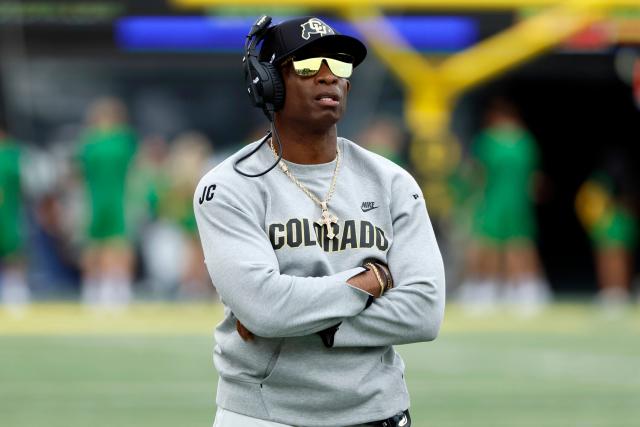 Deion Sanders JC Wears Cool Sweatshirt, Fans Go Wild!