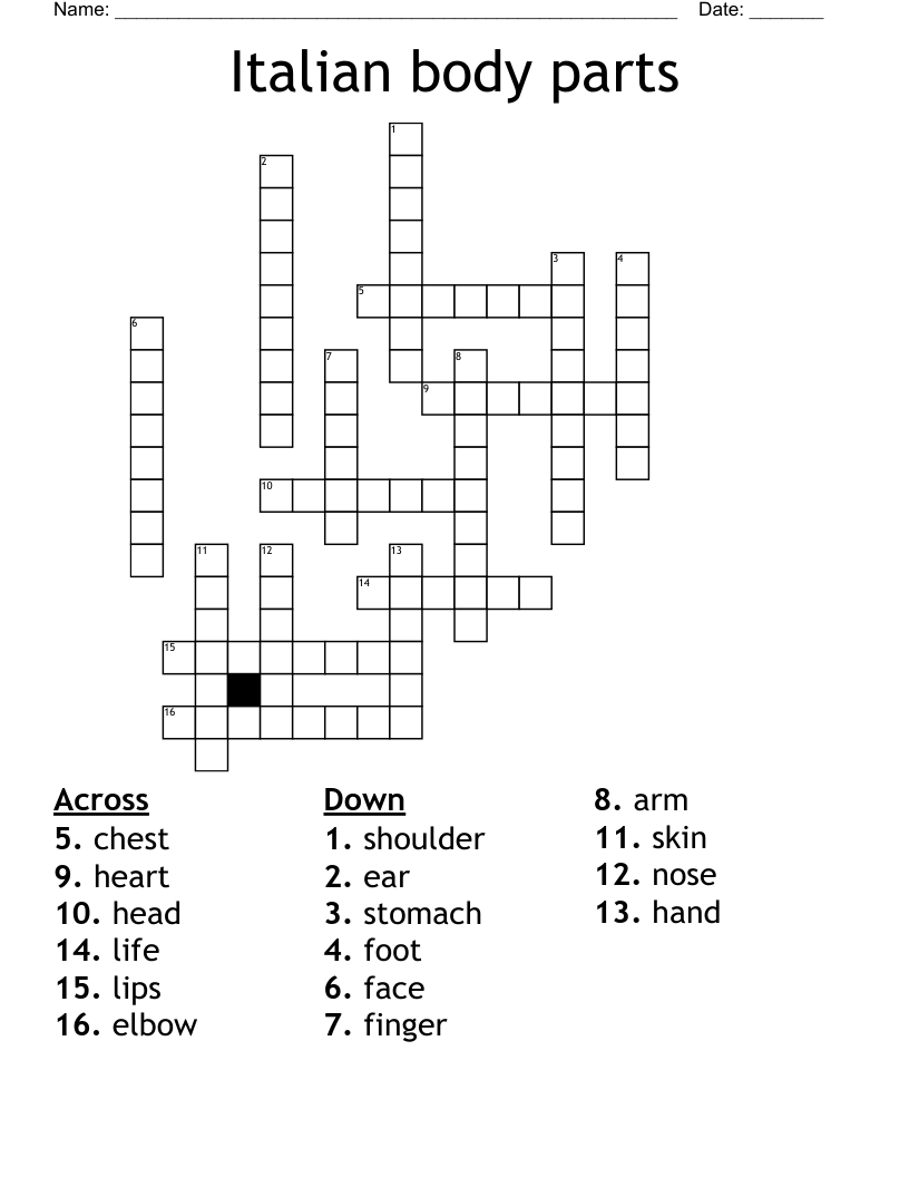 Skin in Italian Crossword Giving You Trouble? We Can Help!