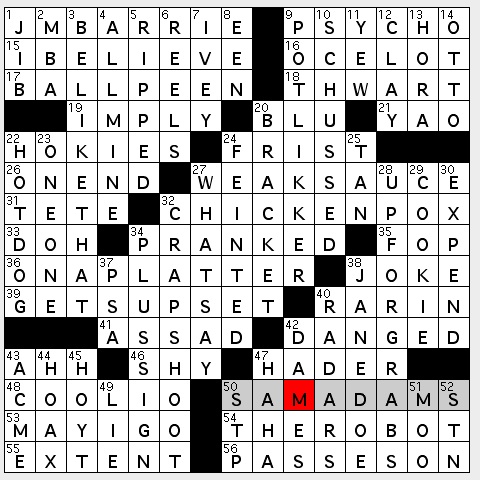 Fun and Easy Clues for the Ming in the Basketball Hall of Fame Crossword.