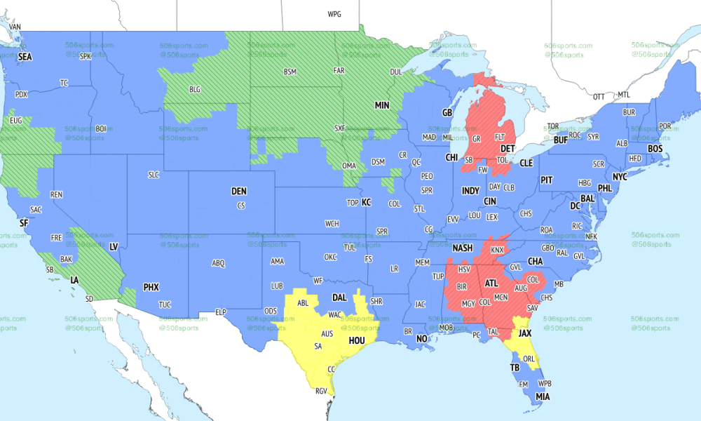 nfl week 3 coverage map 2023 out: Where can you see your favorite team this weekend in action?