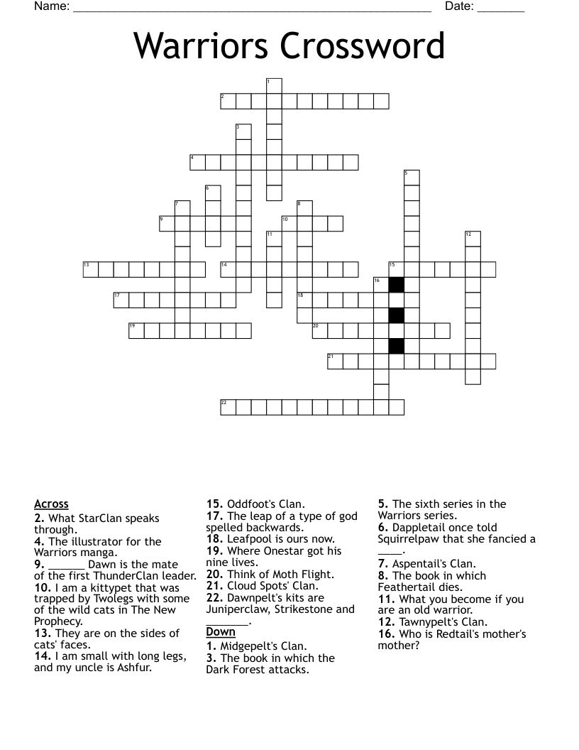 Body of African Warriors Crossword Clues: Simple Guide for You