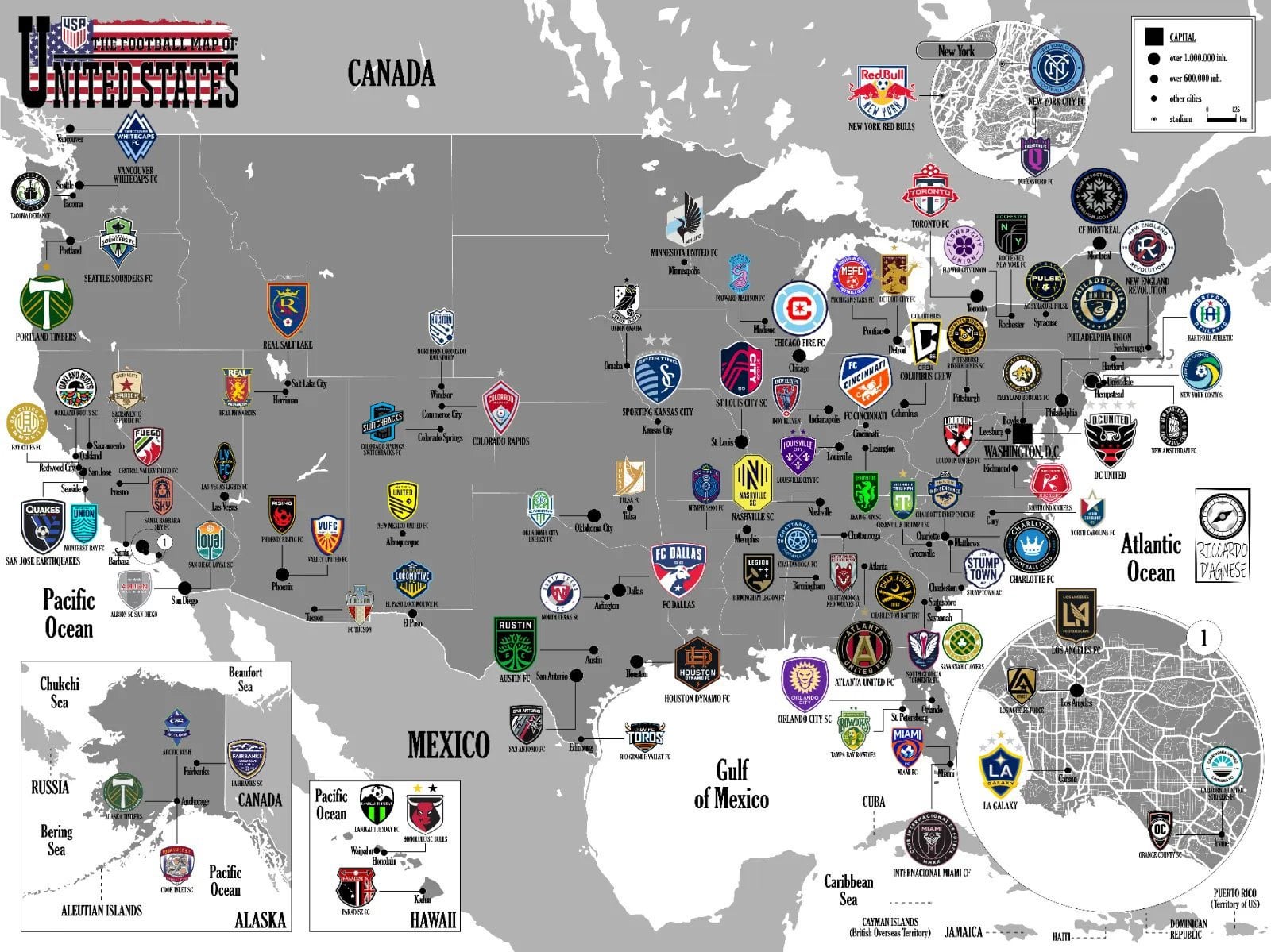 Map of USA Football Teams: Check Out Every Teams Location in This Handy Guide!