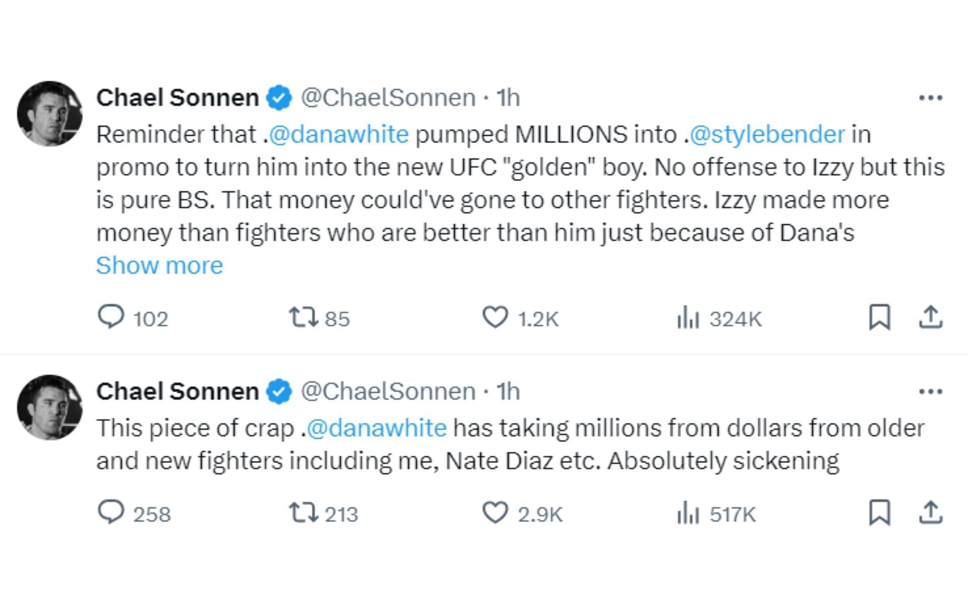 Chael Sonnen Dana White Tweet Explained: Sonnens Shocking Tweet About White