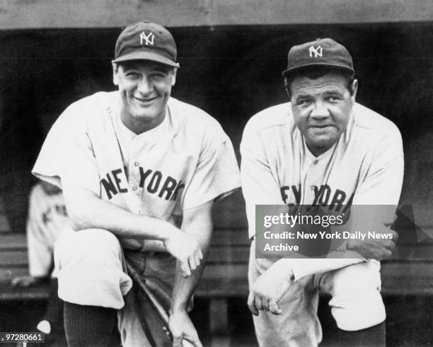 Picture of Lou Gehrig and Babe Ruth You Must See - Amazing Photos Online.