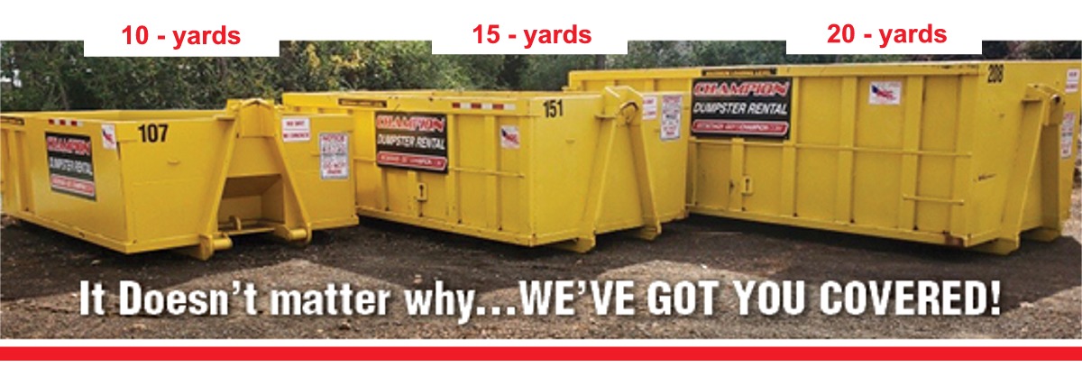 Looking for a Champion Dumpster? (Get a Free Quote Today)