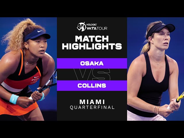 Osaka v Collins: Read the live reactions from the tennis match!