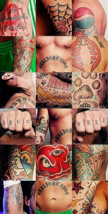 CM Punks tattoos Designs and The artists he works with