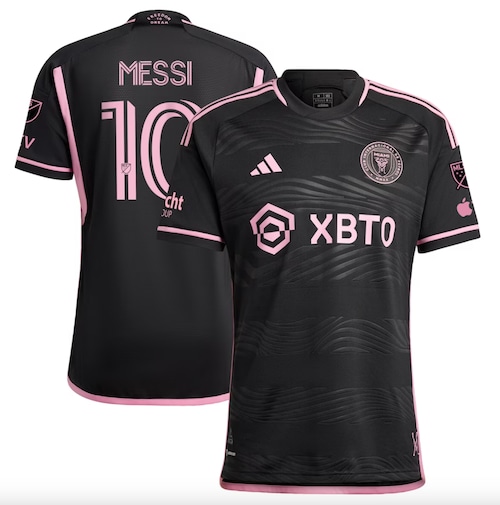 Messis Black and Pink Jersey: Find Deals and Show Your Support!