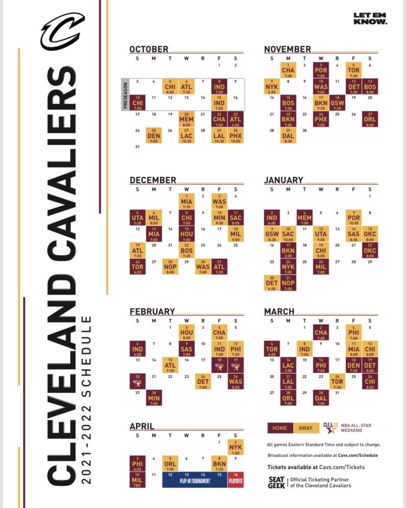 Loudville Cavs Schedule: Dont Miss the Next Big Game!