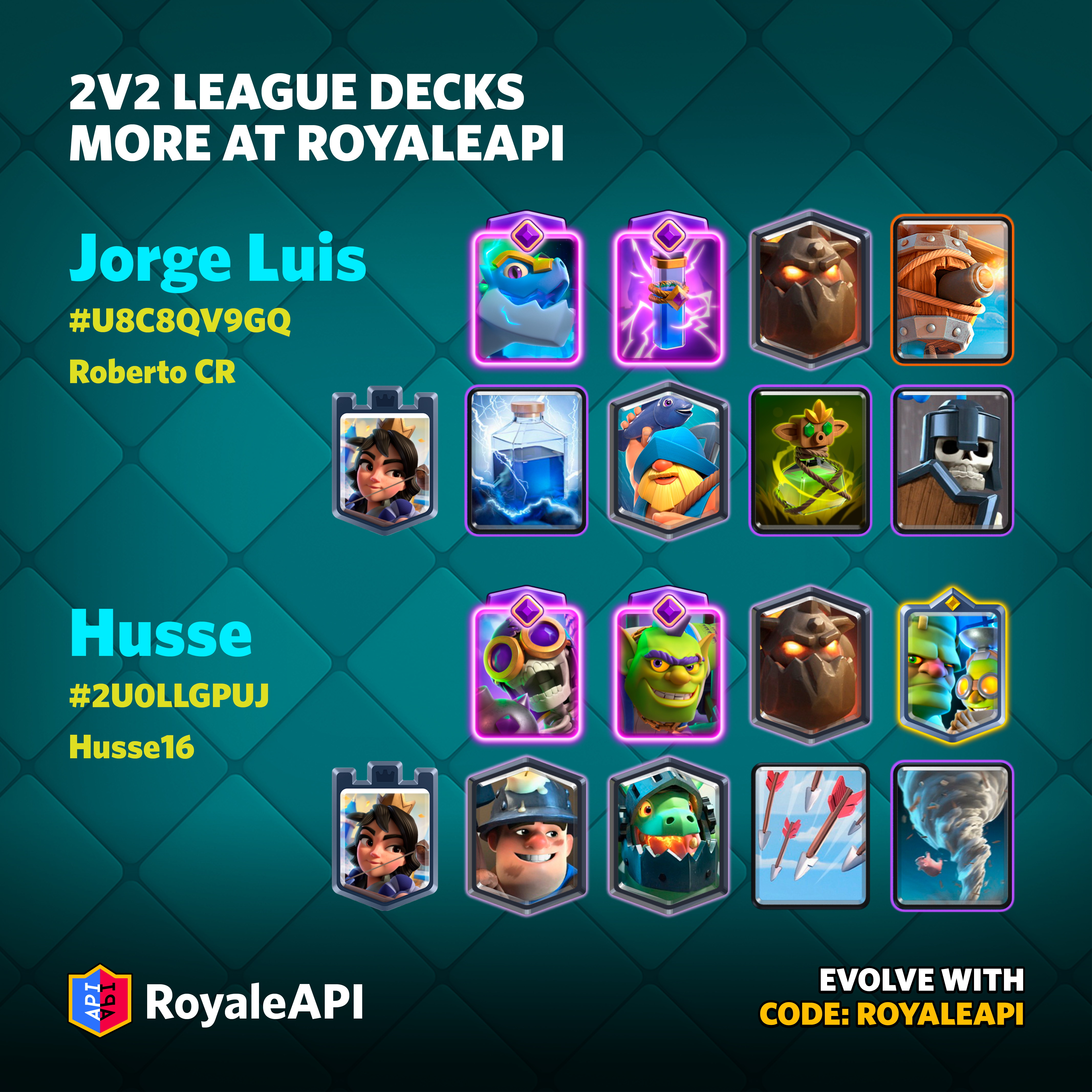 Need a Good Deck? Best 2 v 2 Clash Royale Decks