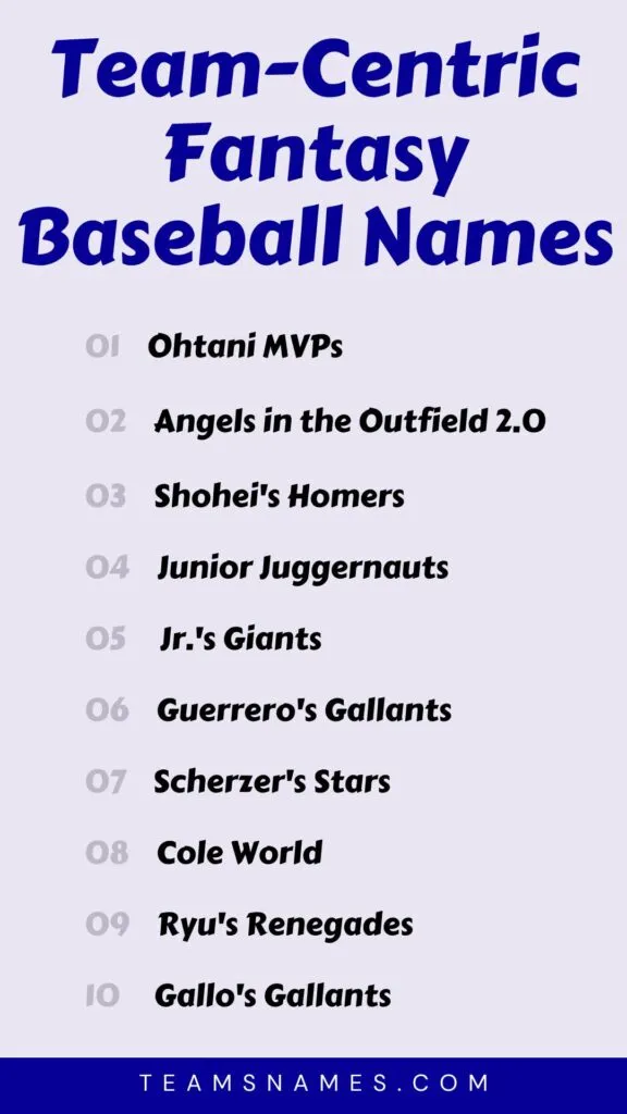 Best Fantasy Baseball Team Names: Get Inspired for Your League!