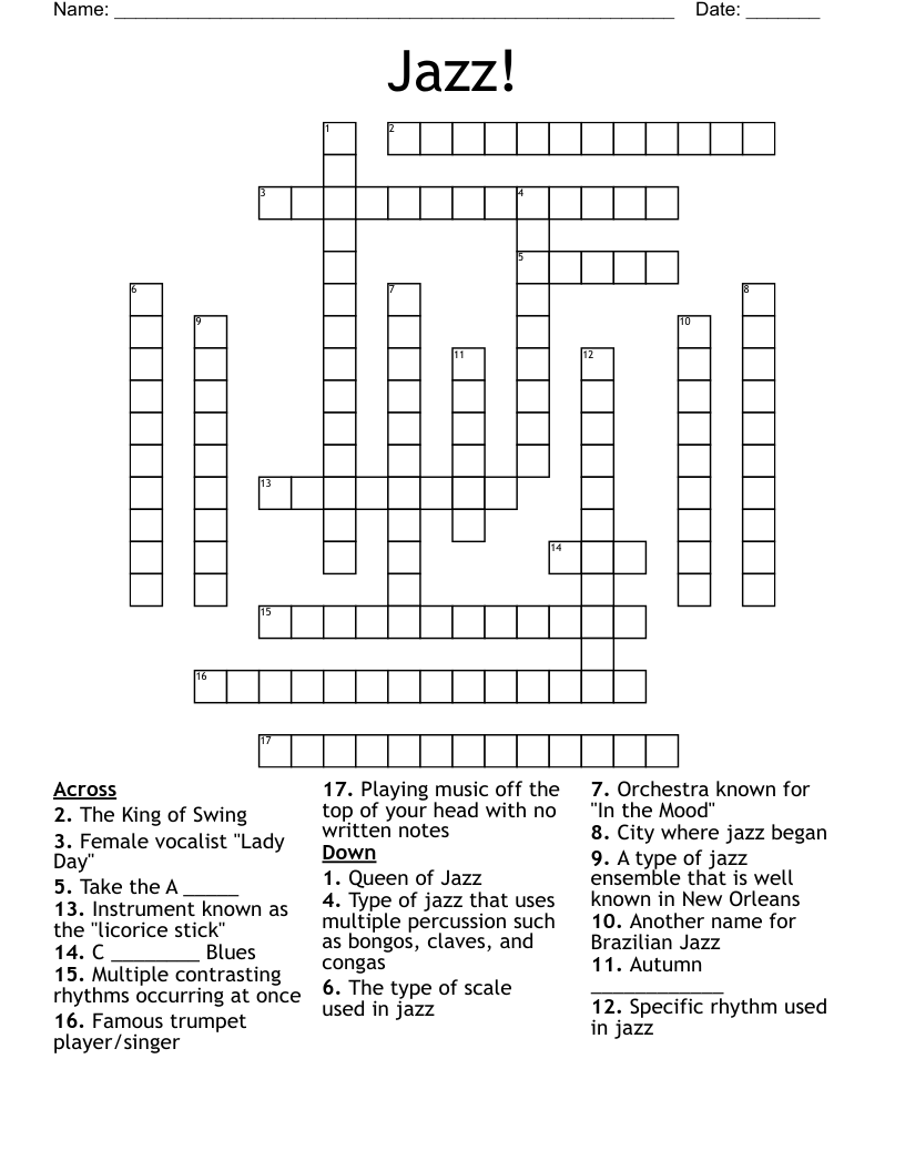 Stuck on the Home of Jazz Crossword? Check This Guide!